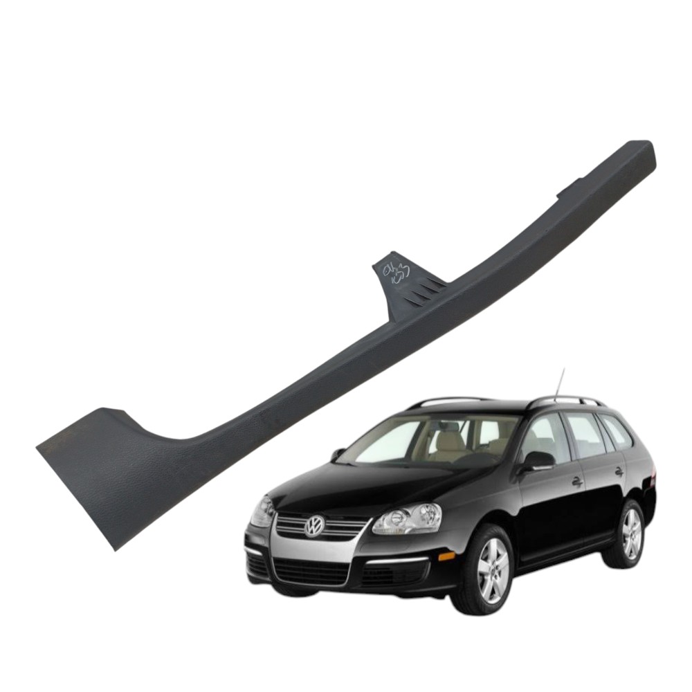 Acabamento Soleira Esquerd Porta Malas Vw Jetta Variant 2009 Preto