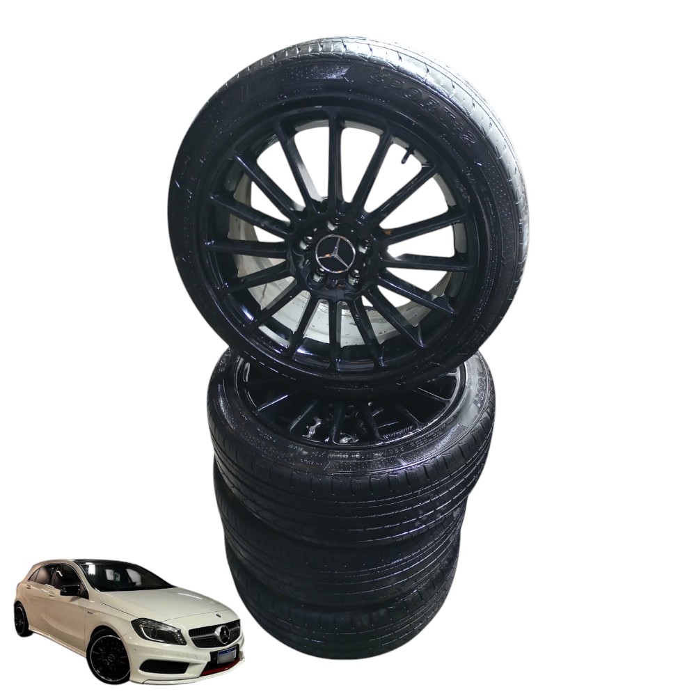 Jogo De Rodas Aro 18 C/pneu Mercedes A250 15 Cod-0008282015