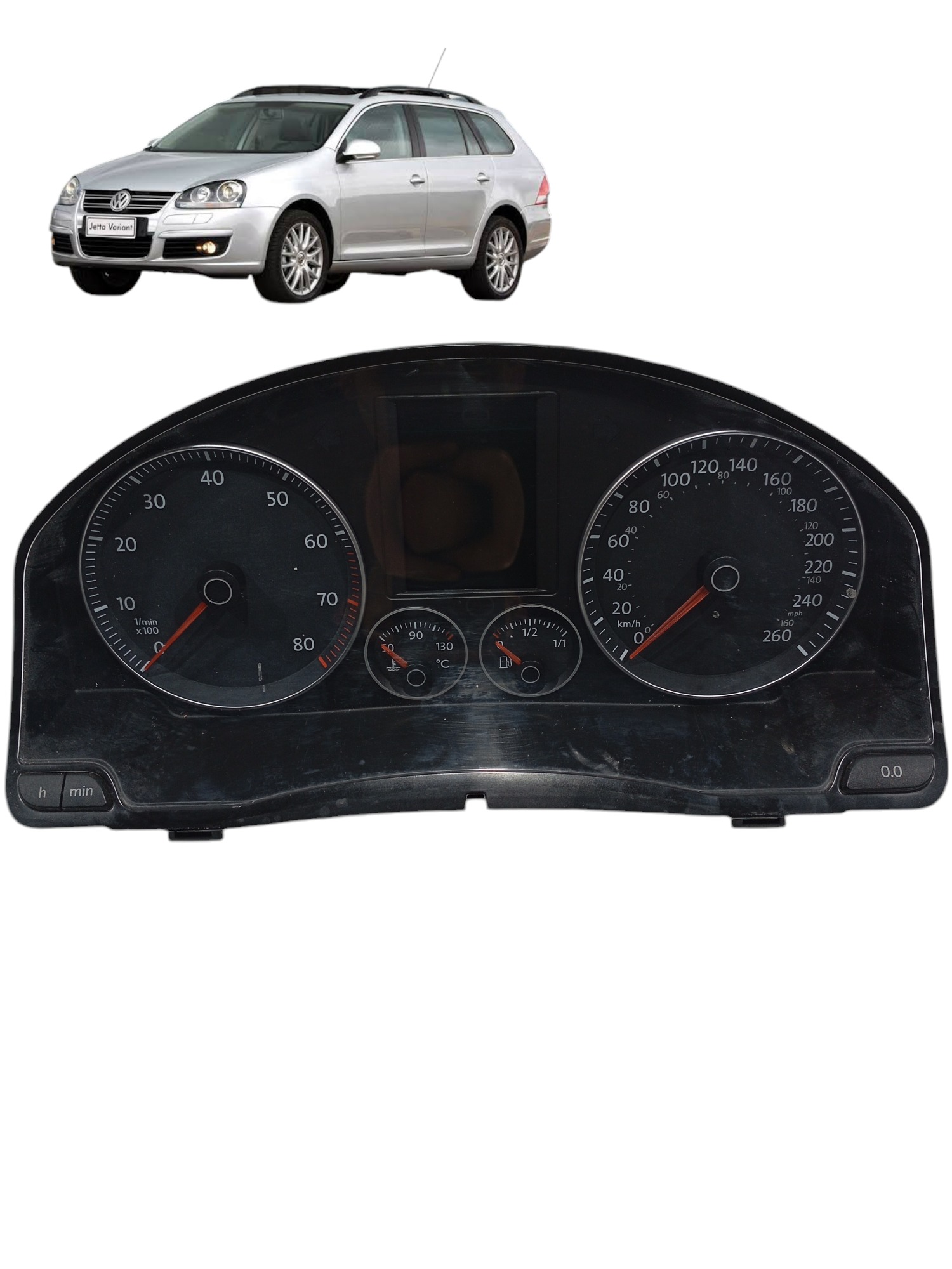 Painel De Instrumento Vw Jetta Variant 2009 Cod 1k0920874j Preto