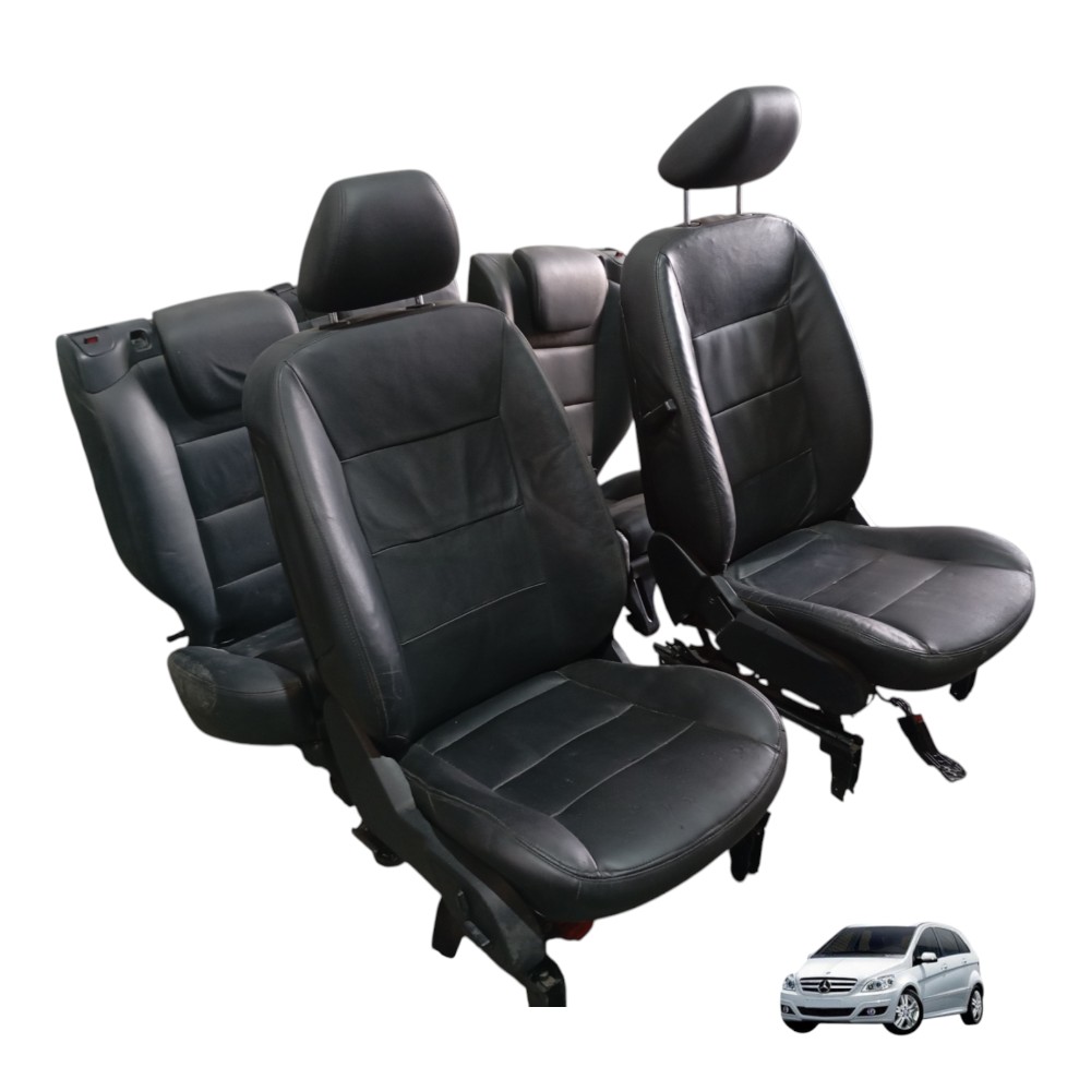 Jogo Banco Couro Original Mercedes Benz B180 B200 2008  2011