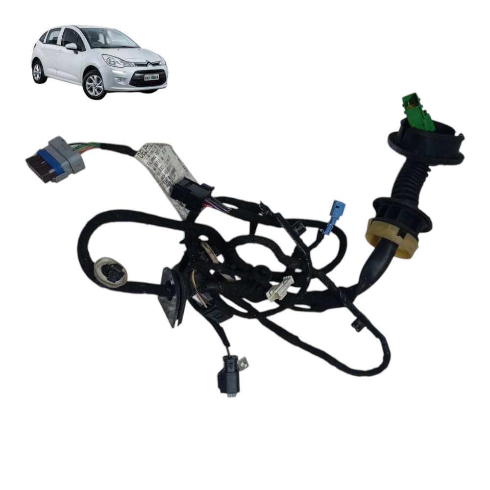 Chicote Porta Dianteira Direita Citroen C3 1.5 2014