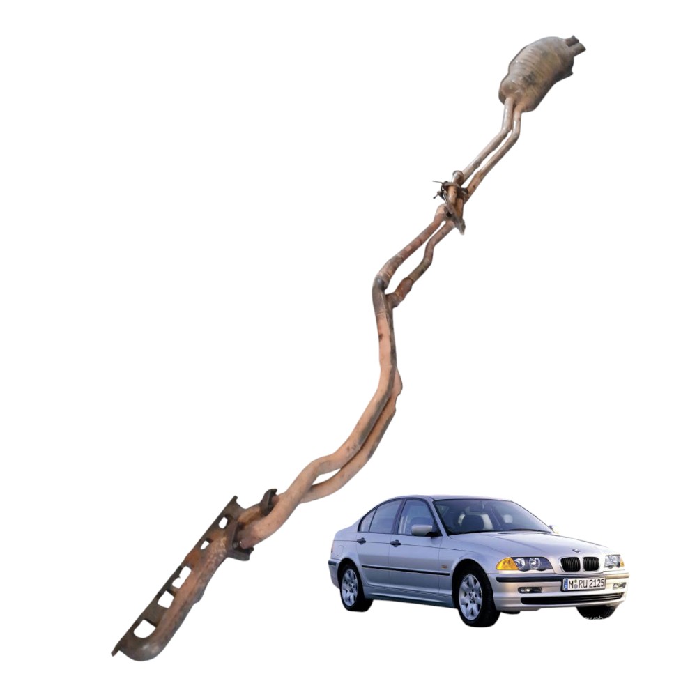 Escapamento Silencioso Bmw 328i 2.8 E46 1999 2000 2001 2002
