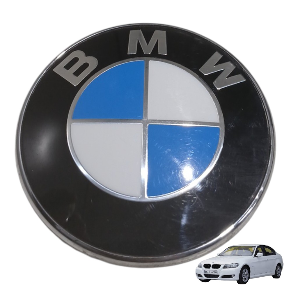 Emblema Tampa Traseira Bmw 335i 3.0 Turbo 2008 N54 8219237 Preto
