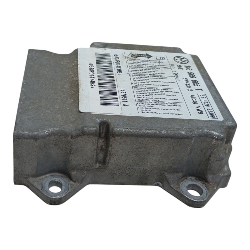 Módulo central airbag Volkswagen jetta 2.5 2007 2008 2009 8