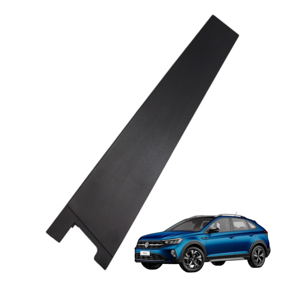 Acabamento Porta Traseira Direita Vw Nivus Highline 1.0 2022 Preto 1