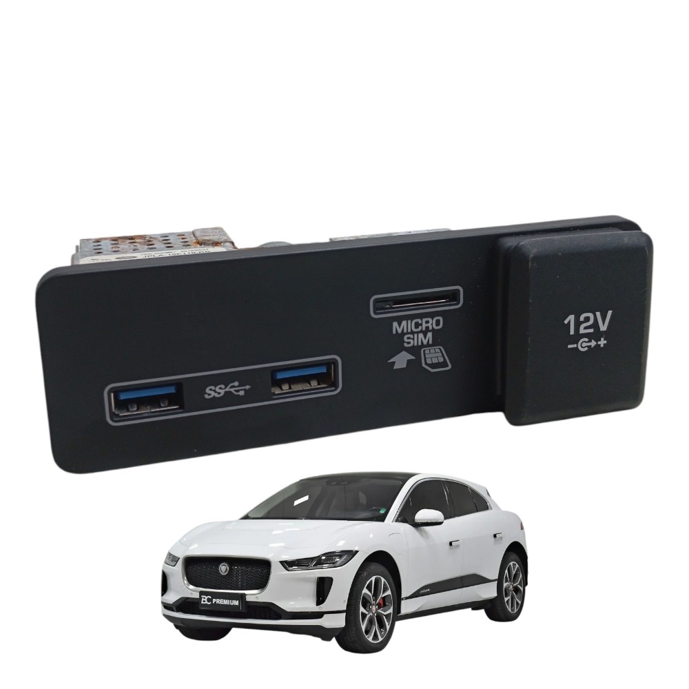 Entrada Usb Tomada 12v Jaguar I-pace Elétrico 2020