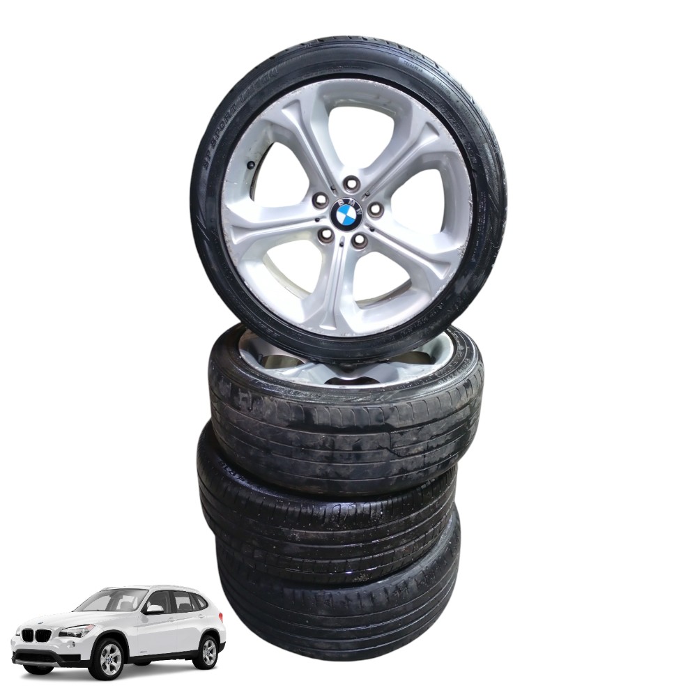Jogo De Rodas C/pneu Aro 18 Bmw X1 2014 28i Cod-6789143