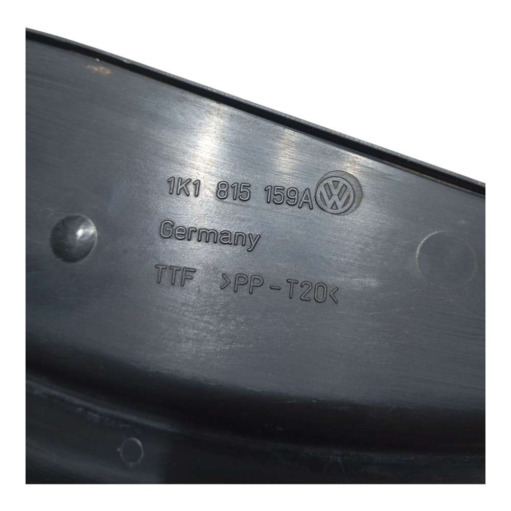 Moldura Calha Chuva Dianteira Volkswagen Jetta 2.5 2007 2008 Preto 2