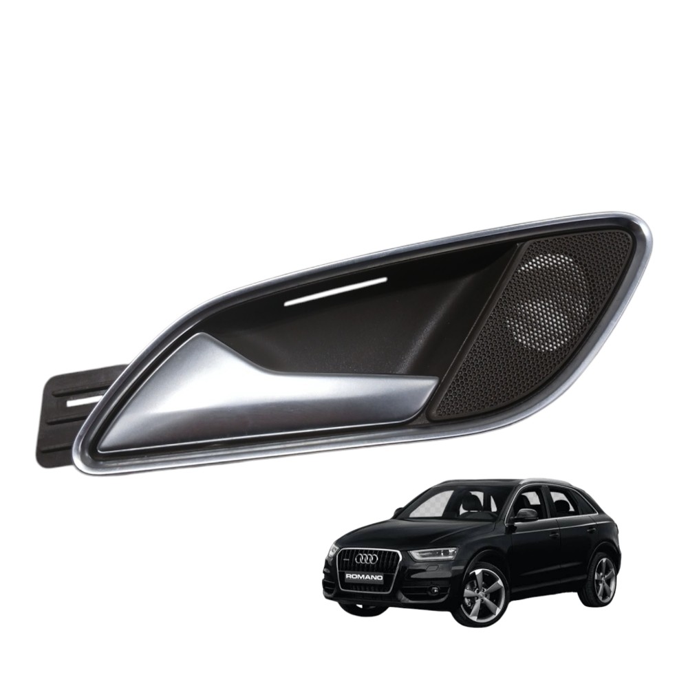 Maçaneta Interna Porta Traseira Esquerda Audi Q3 2.0 T 2014 Marrom Traseira