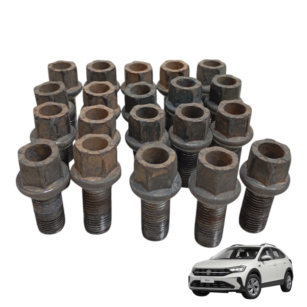 Kit Parafuso Prisioneiro Porca De Roda Volkswagen Nivus 2021