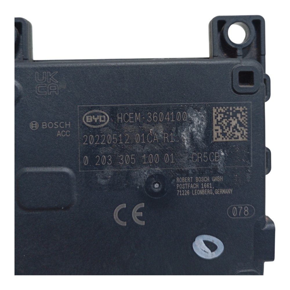 Sensor Radar Dianteiro Byd Han Awd Gs 680ev Song Plus 2023 2