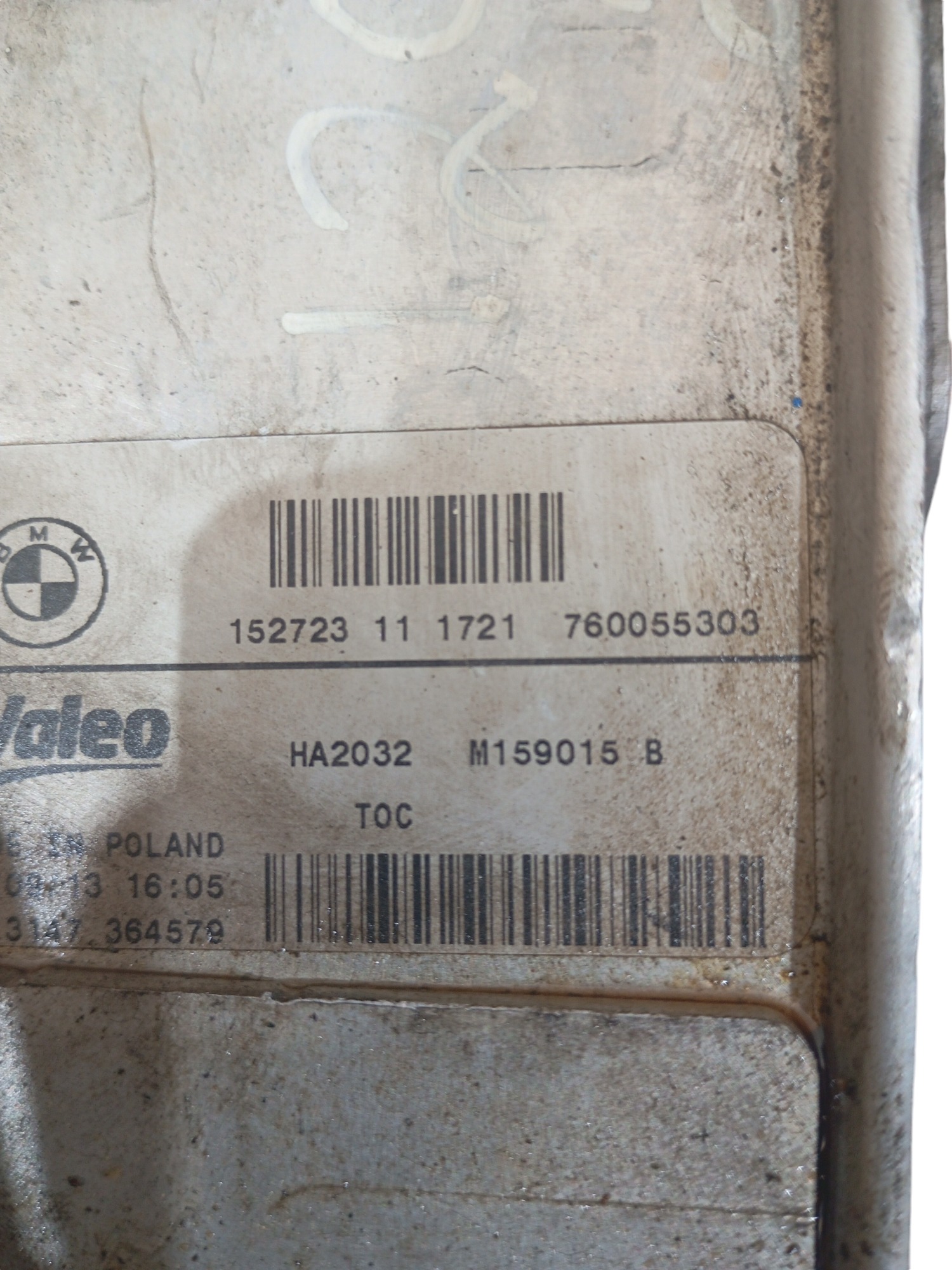 Resfriador Trocador Calor Óleo Câmbio Bmw 120i 2.0  2010 N46 5