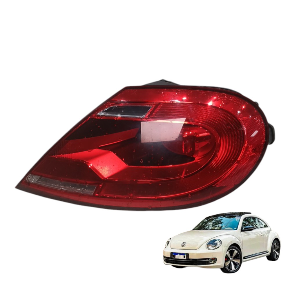 Lanterna Traseira Direita Volkswagen Fusca 2.0 Turbo 2014 Direito/passageiro Vermelho