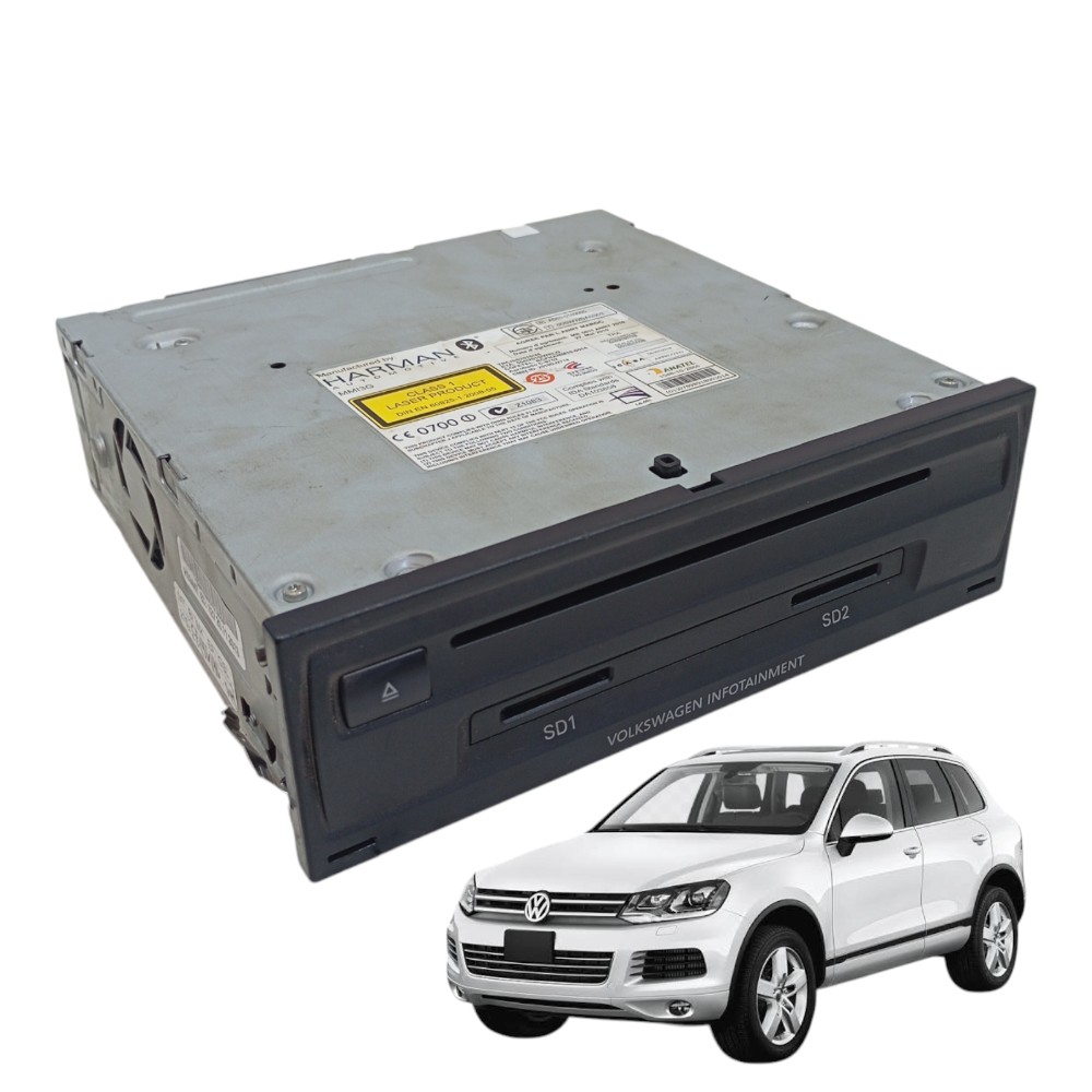 Rádio Som Volkswagen Touareg 4.2 V8 2013 2014 Cod 7p6035754