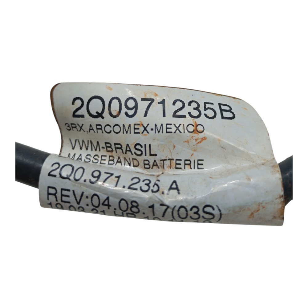Cabo Negativo Bateria Volkswagen Nivus Polo Virtus 1.0 2021 2