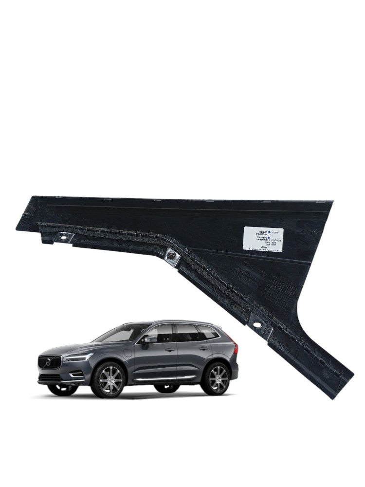 Moldura Externa Porta Traseira Direita Volvo Xc60 2.0 2022 Preto