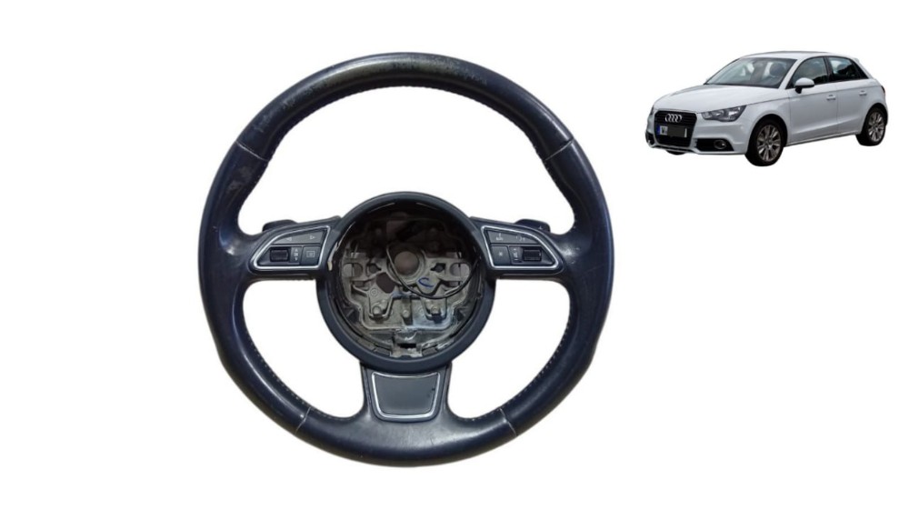 Volante Direção Audi A1 2013 Spb Detalhe Preto