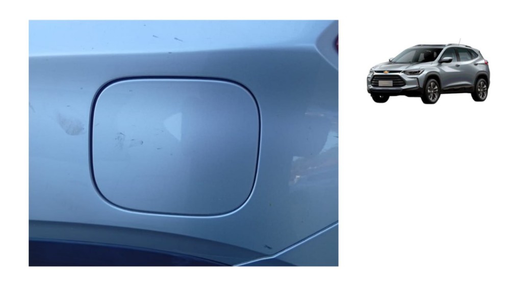 Portinhola Tanque Combustível Chevrolet Tracker 2023 Prata 2023