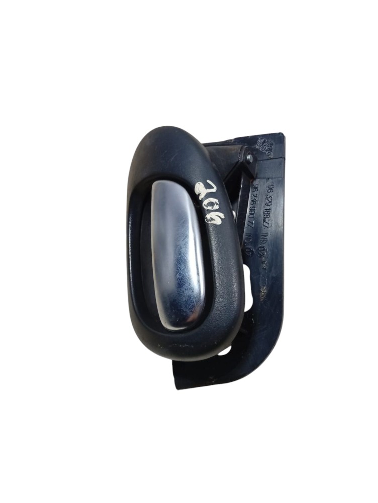 Maçaneta Interna Direita Peugeot 206 207 Cromado Dianteira/traseira