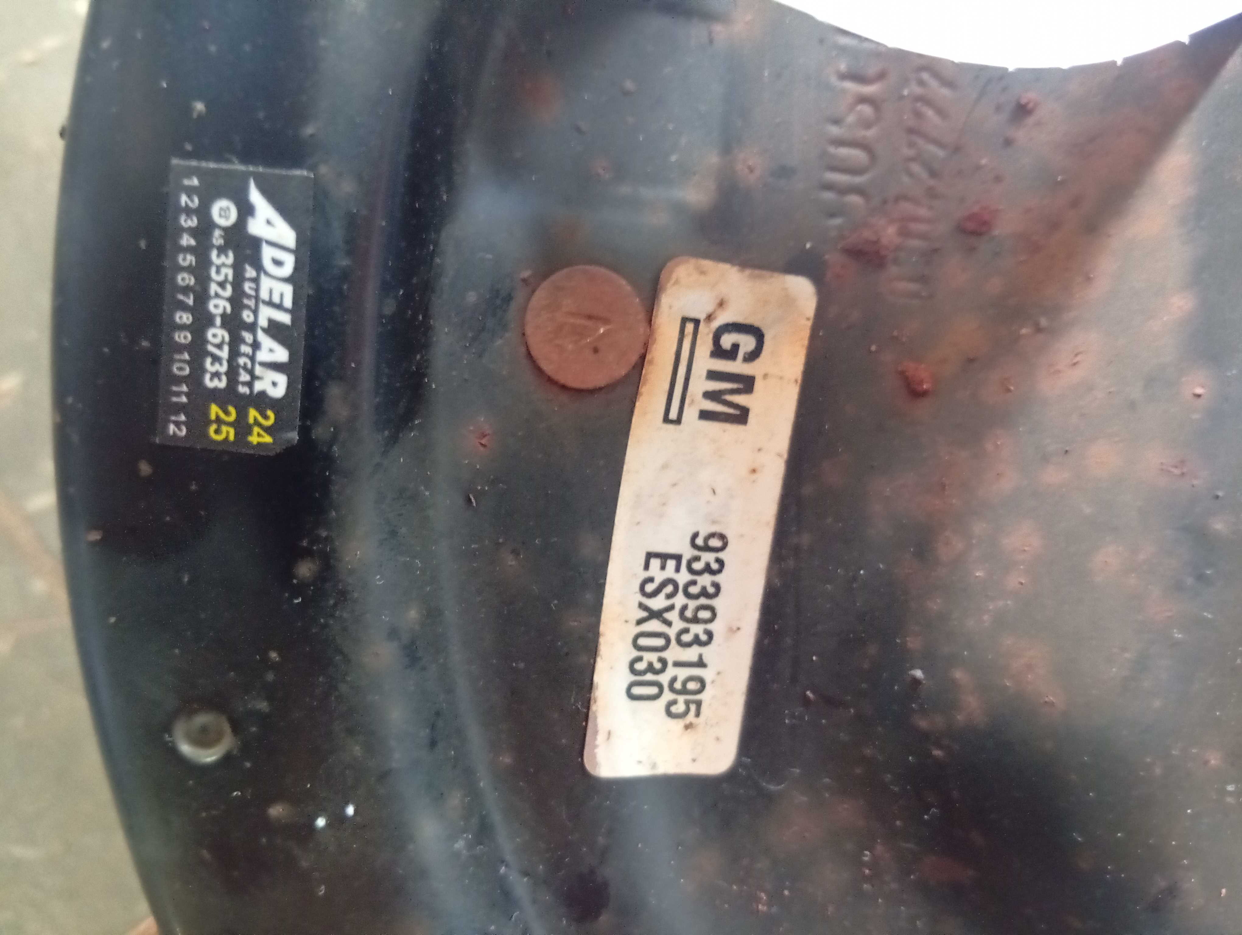Freio tambor traseiro Astra Vectra Meriva Montana 93393195 5