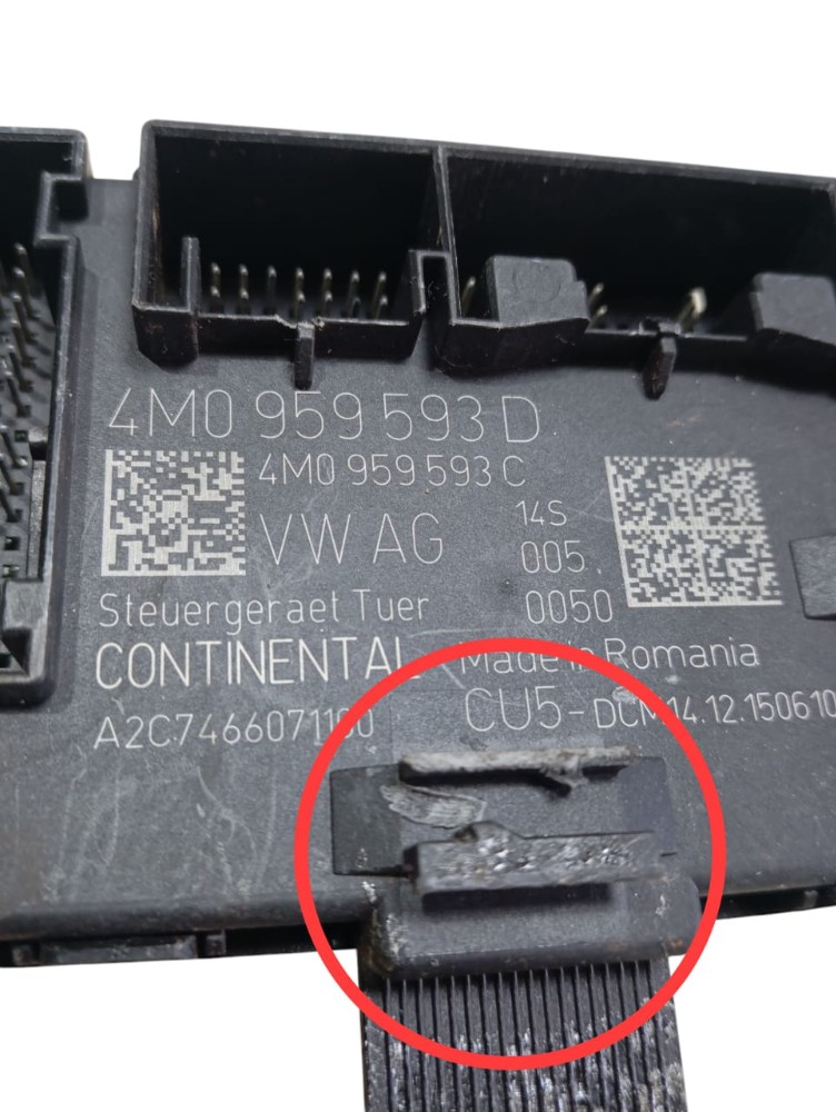 Módulo Conforto Porta Diant Esquerda Audi Q7 2016 4m0959593d 3