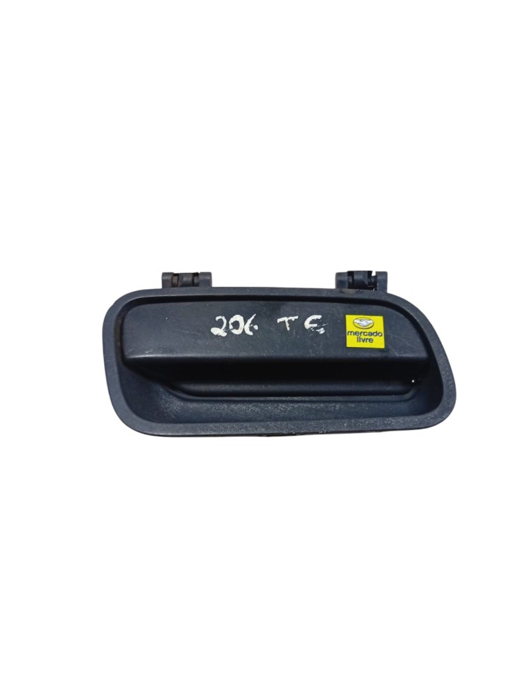 Maçaneta Traseira Esquerda Peugeot 206 2005 2009 Detalhe Preto Traseira