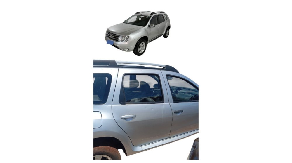 Porta Traseira Direita Renault Duster 2013 2014 Detalhe Traseira Direita Prata