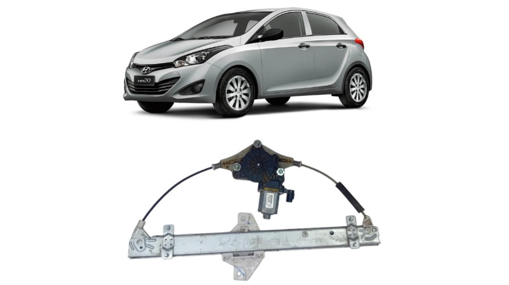 Máquina Vidro Elétrico Dianteiro Esquerdo Hyundai Hb20 2014