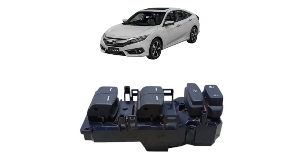 Botão Vidro Elétrico Dianteiro Esquerdo Honda Civic 2017