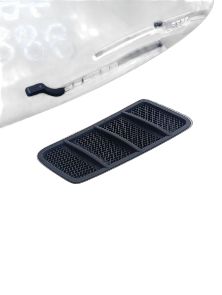 Grade Ventilação Direita Capô Mercedes Ml350 2015 Preto 5