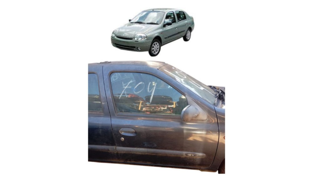 Porta Dianteira Direita Renault Clio 2002 2003