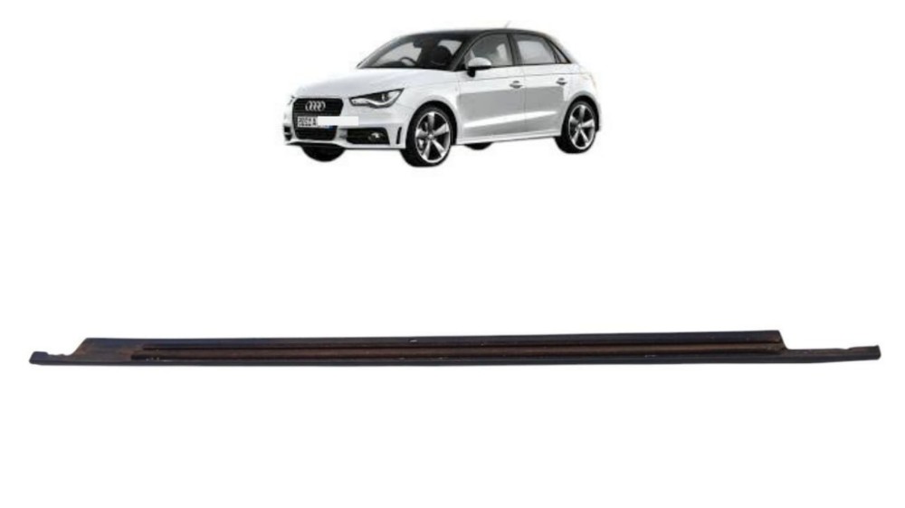 Moldura Pestana Porta Traseira Direita Audi A1 2013 Preto