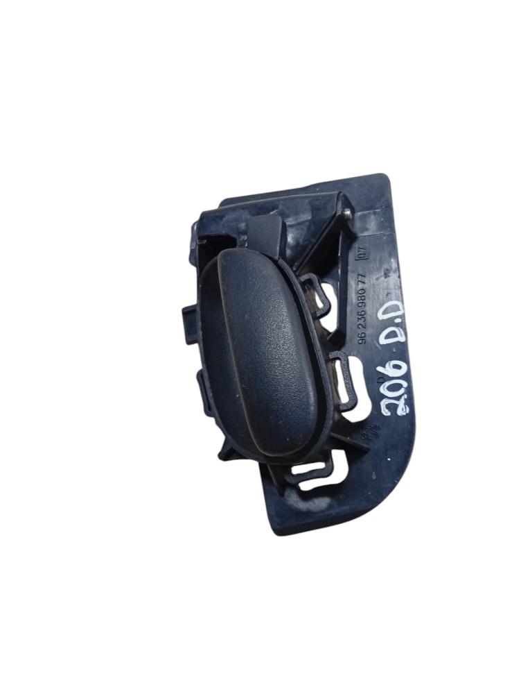 Maçaneta Interna Dianteira Direita Peugeot 206 207 Preto Dianteira/traseira