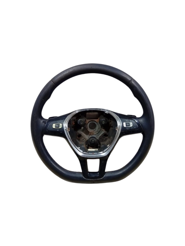 Volante Direção Volkswagen Jetta 2012 2014 Detalhe Preto