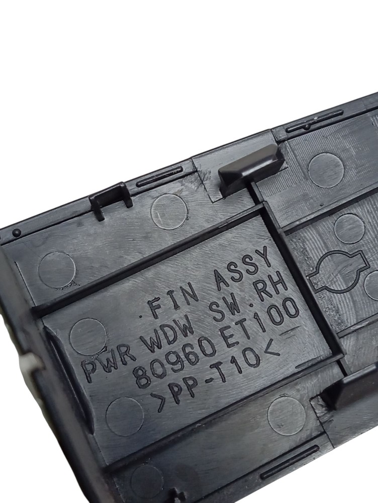 Botão Moldura Vidro Dianteiro Direito Sentra 2010 80960et100 6
