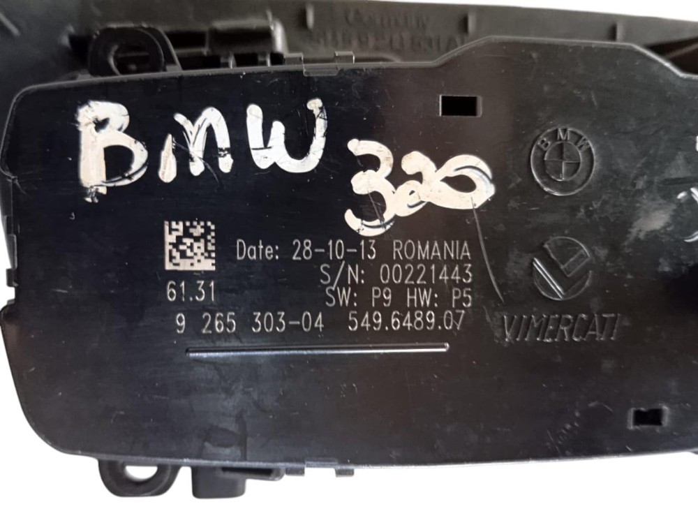 Botão Comando Chave Luz Farol Bmw 320i 2013 – 926530304 5
