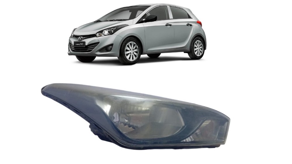 Farol Direito Hyundai Hb20 2014 Direito/passageiro