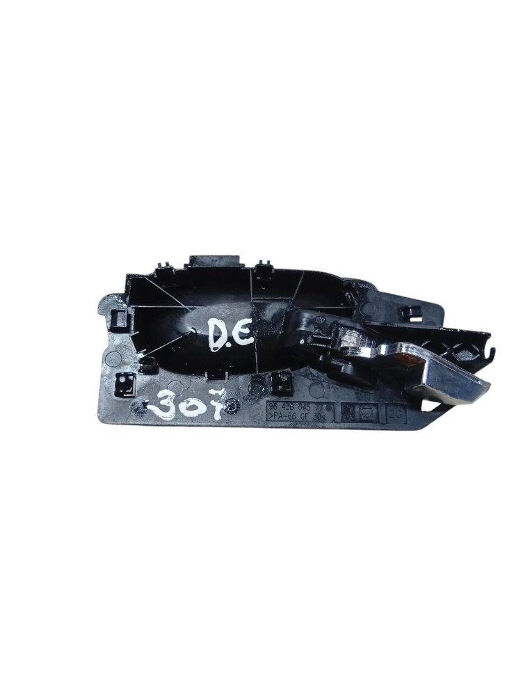 Maçaneta Interna Esquerda Peugeot 307 2007 2012 Detalhe Cromado Dianteira/traseira 4