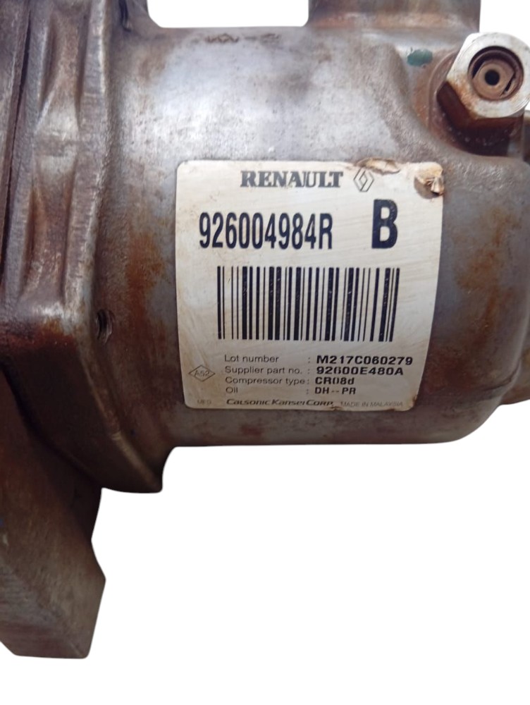 Compressor Ar Condicionado Renault Logan 1.0 2018 6