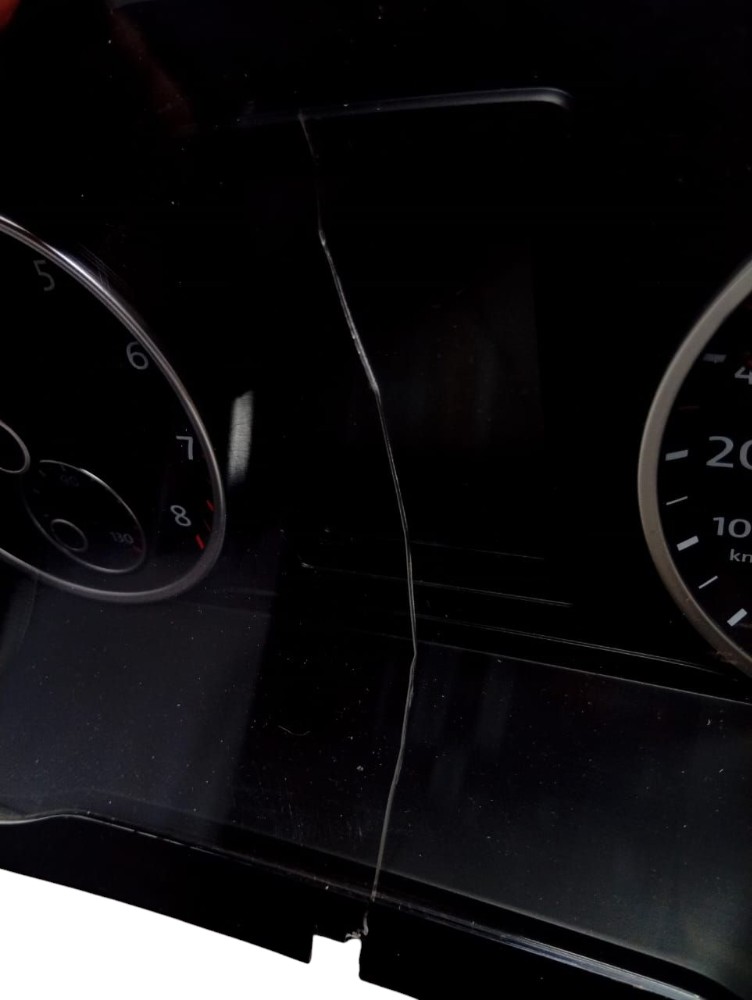 Painel Instrumentos Tiguan 2010 2011 Com Avaria 5n0920872 8
