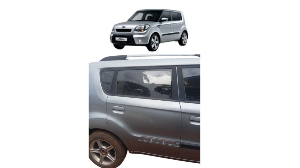 Porta Traseira Direita Kia Soul 2012 Traseira Direita Prata