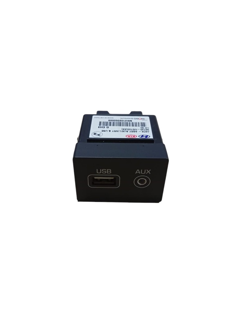 Entrada Usb Auxiliar Creta 2017 2021 Preto