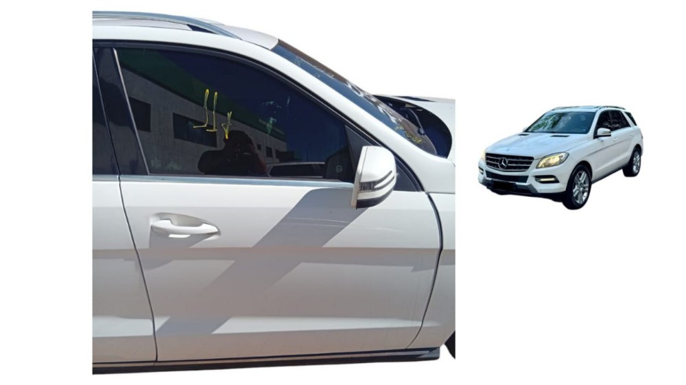 Porta Dianteira Direita Mercedes Ml350 2015 Dianteira Direita Branco