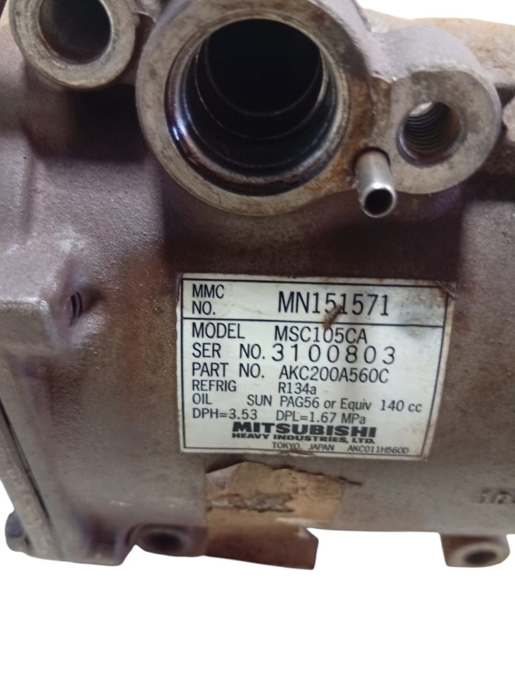 Compressor Ar Condicionado Mitsubishi Airtrek 2.4 2008 6