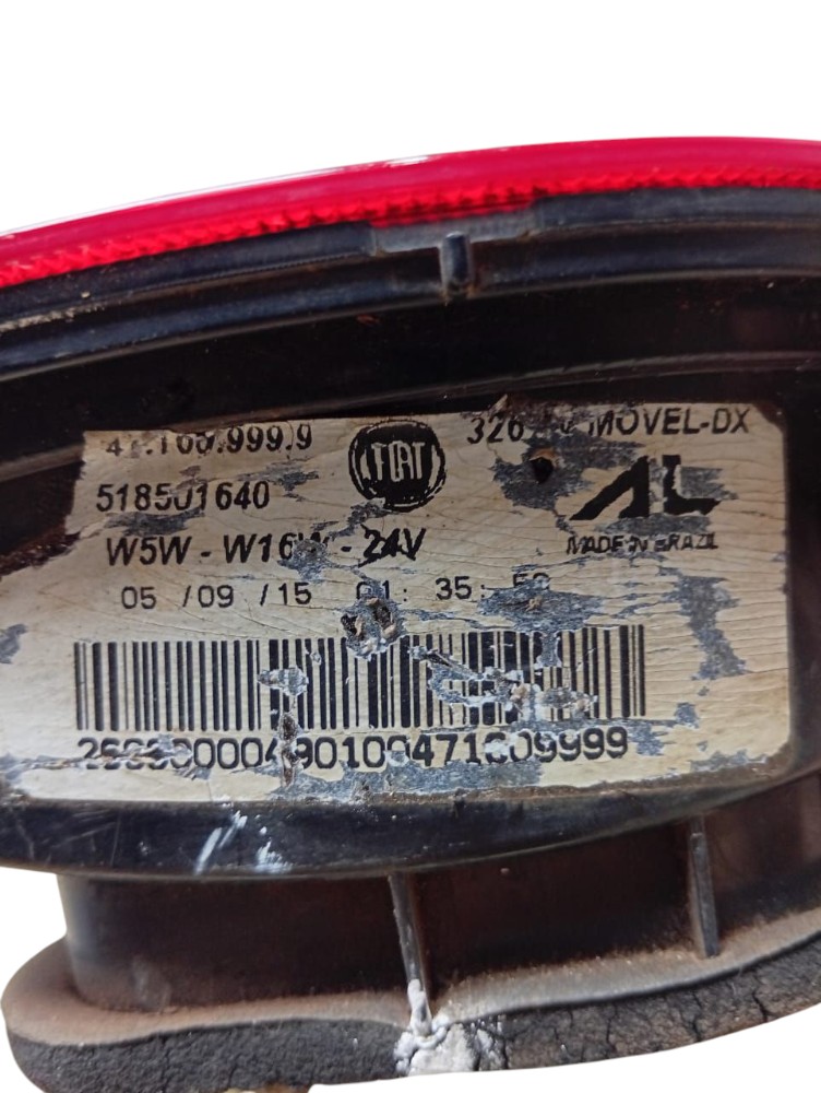 Lanterna Tampa Traseira Direita Fiat Grand Siena 2012 2016 5