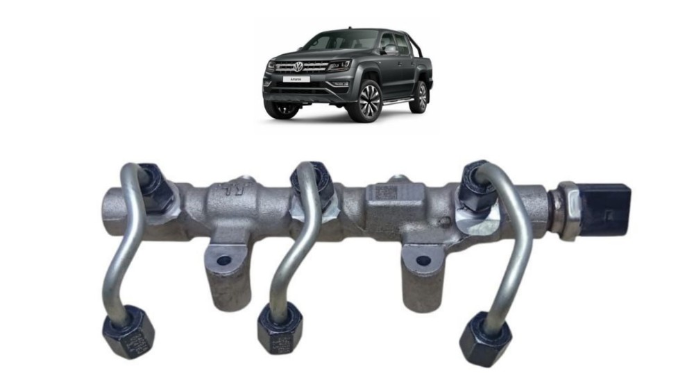 Flauta Bico Injetor Esquerda Volkswagen Amarok 3.0 V6 2024