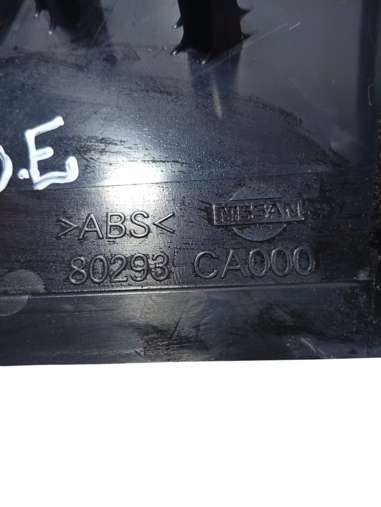 Moldura Interna Retrovisor Esquerdo Nissan Murano 2010 Preto 5