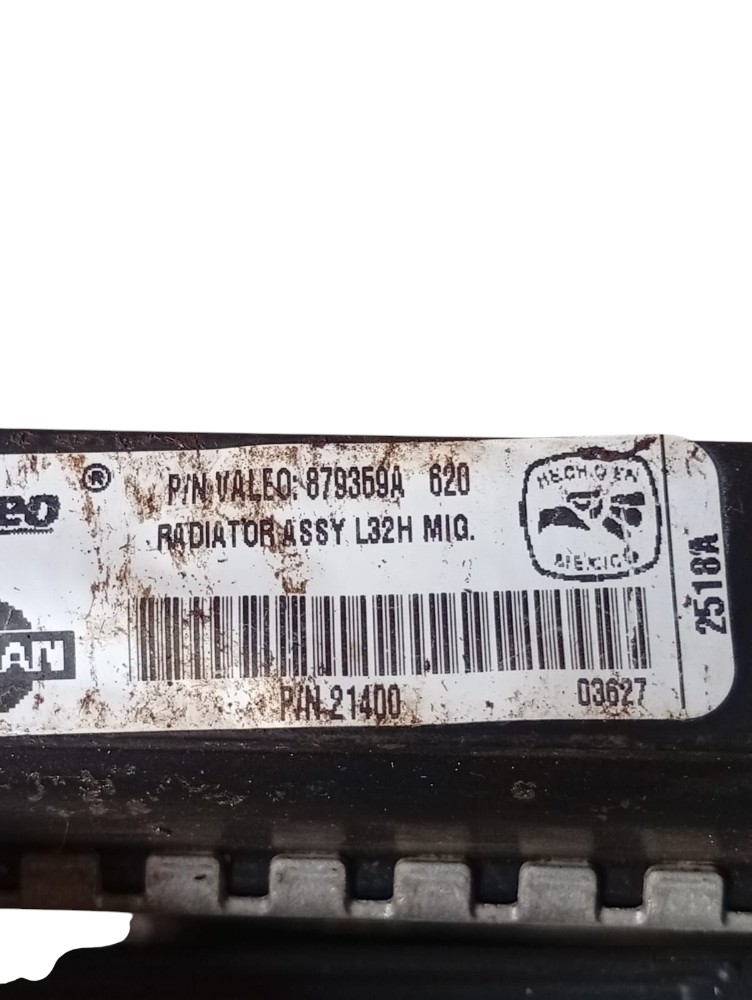 Kit Radiador Nissan Sentra 2.0 2010 2012 5