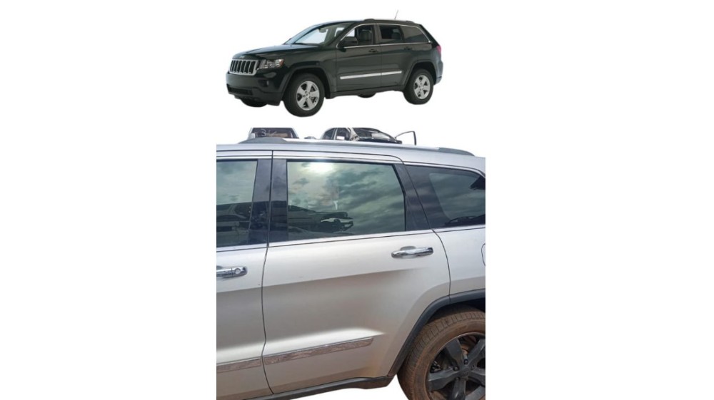 Porta Traseira Esquerda Jeep Grand Cherokee 3.6 2013 Traseira Esquerda Prata