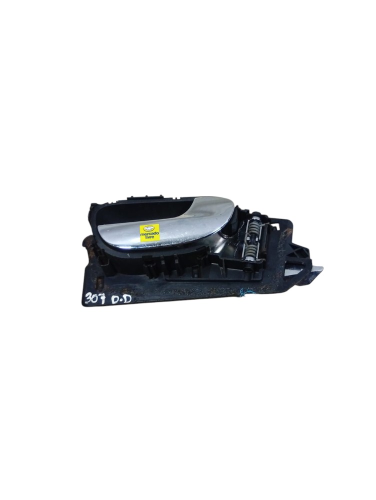 Maçaneta Interna Direita Peugeot 307 2007 2012 Detalhes Cromado Dianteira/traseira